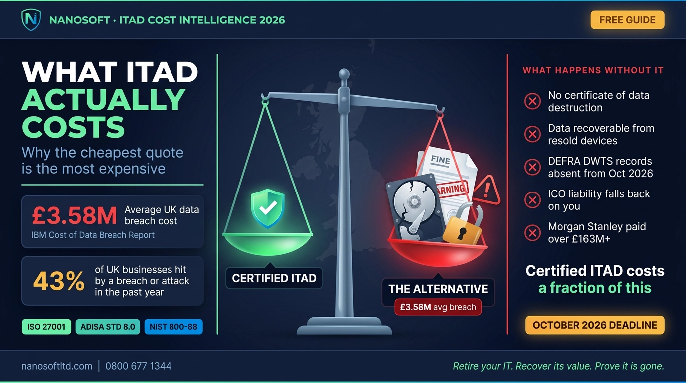 What ITAD Actually Costs: Why the Cheapest Quote Is the Most Expensive
