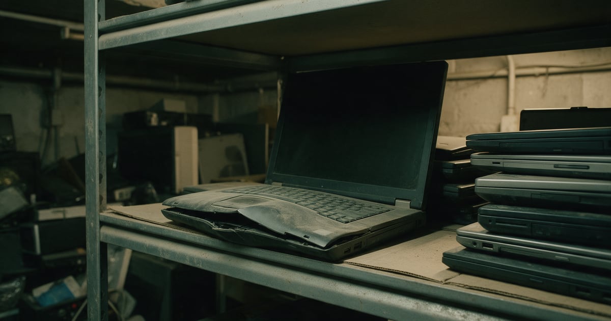 The Swollen Laptop in the IT Cupboard Is a Fire Risk With Your Data On It